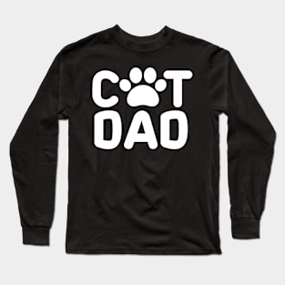 Cat Dad Long Sleeve T-Shirt